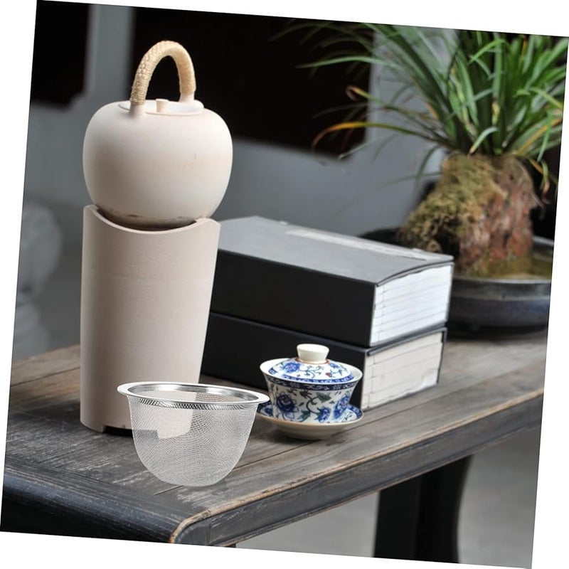 Cabilock 8pcs Fine Mesh Tea Strainer Stainless Steel Tea Filter Cup Accessory - Image 4